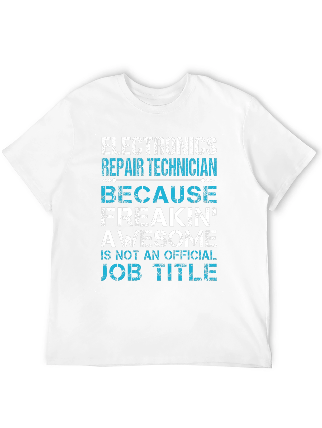 Black Electronics Repair Technician T-Shirt view 12