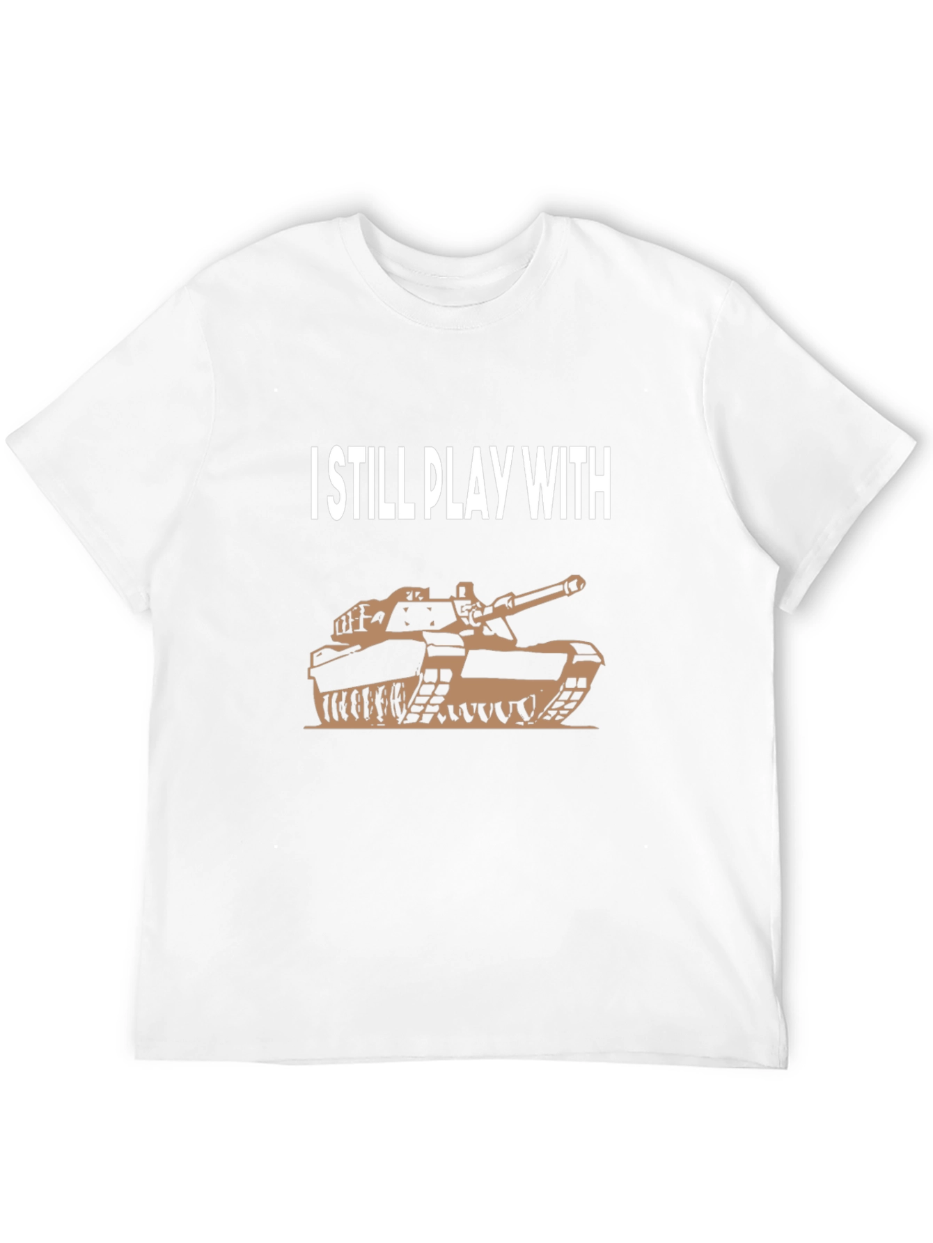 Black I Still Play With Tanks Graphic Tee - Black Cotton view 12