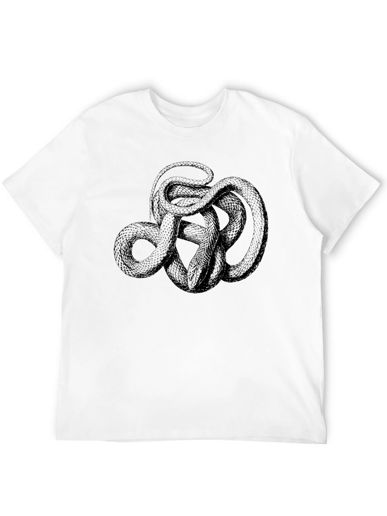 Black Black Snake Graphic Tee - Mens Casual Fashion view 12