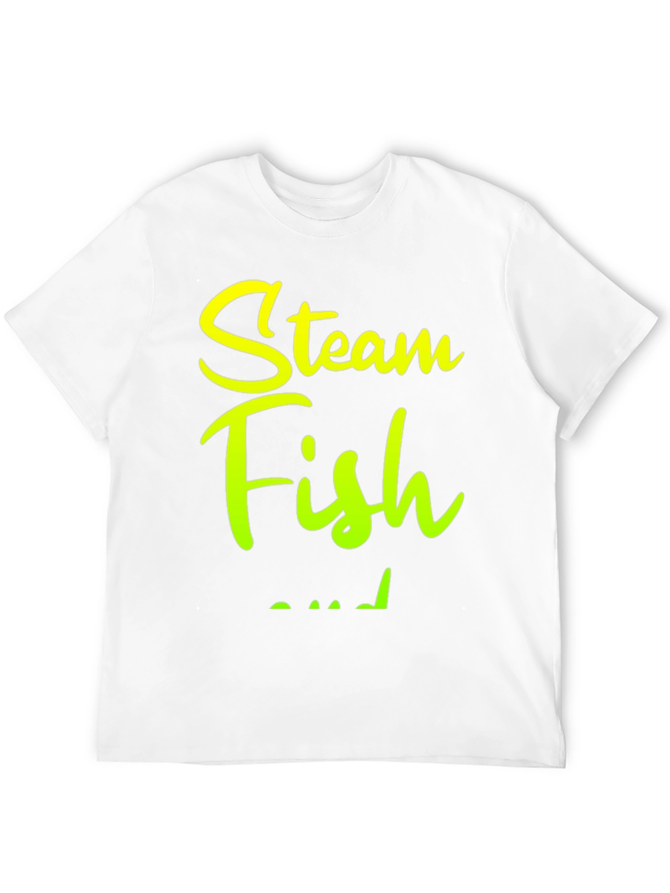 Black Steam Fish T-Shirt - Comfortable and Stylish view 12
