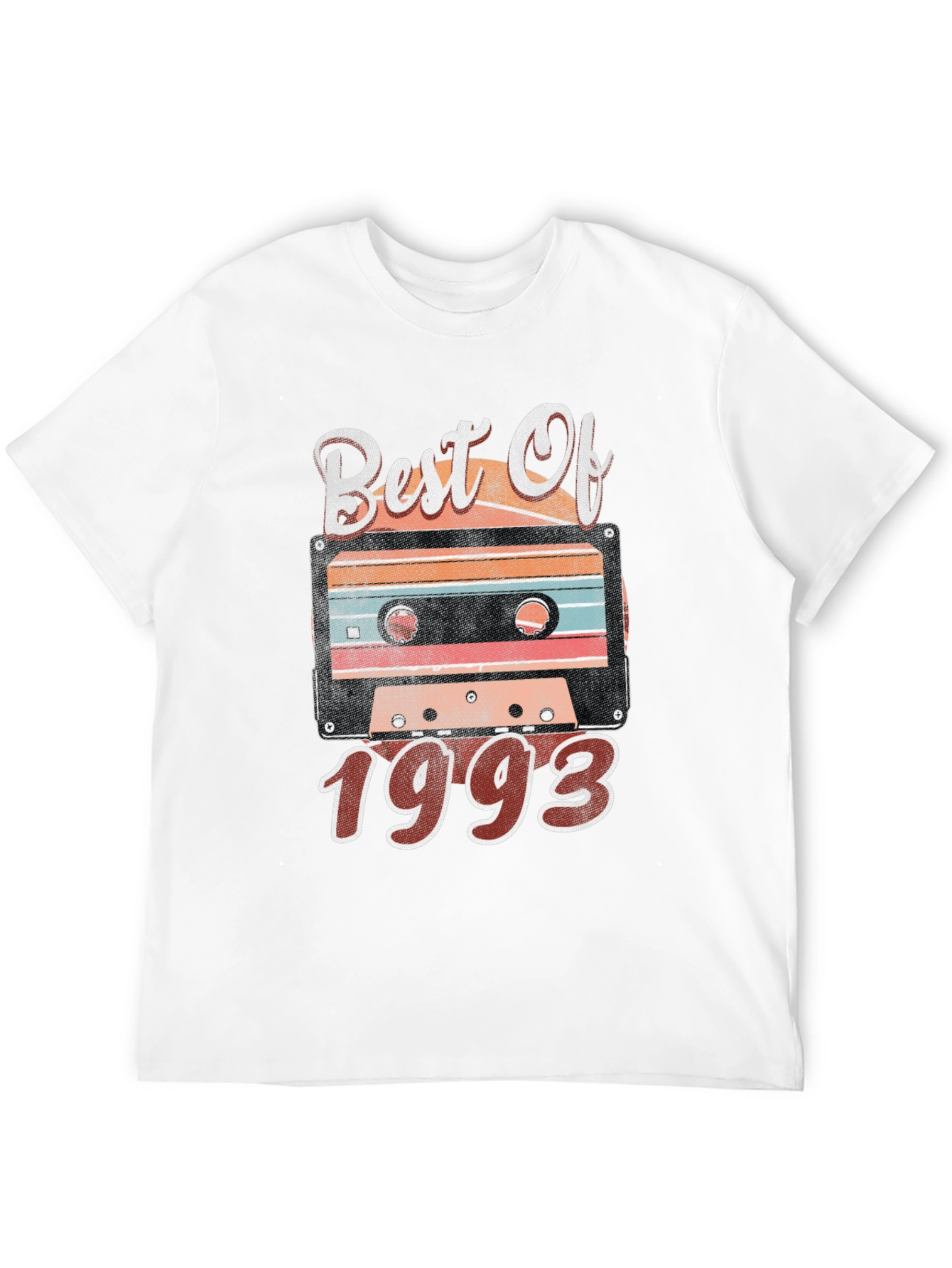 Black Best Of 1993 Cassette Tape Graphic T-Shirt view 12