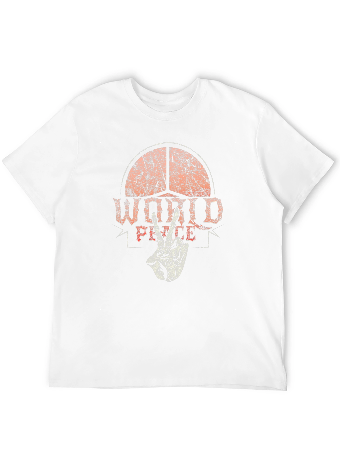 World Peace Graphic Tee - Black Cotton T-Shirt - 12