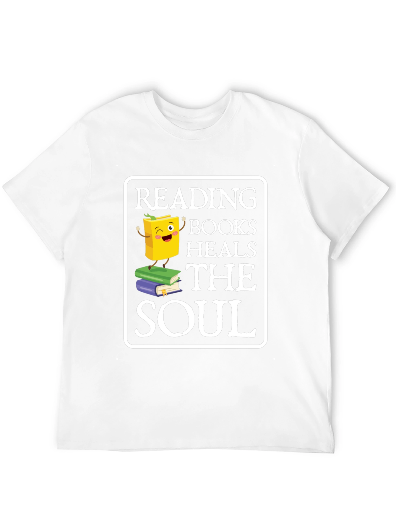 Black Reading Books Heals the Soul T-Shirt view 12