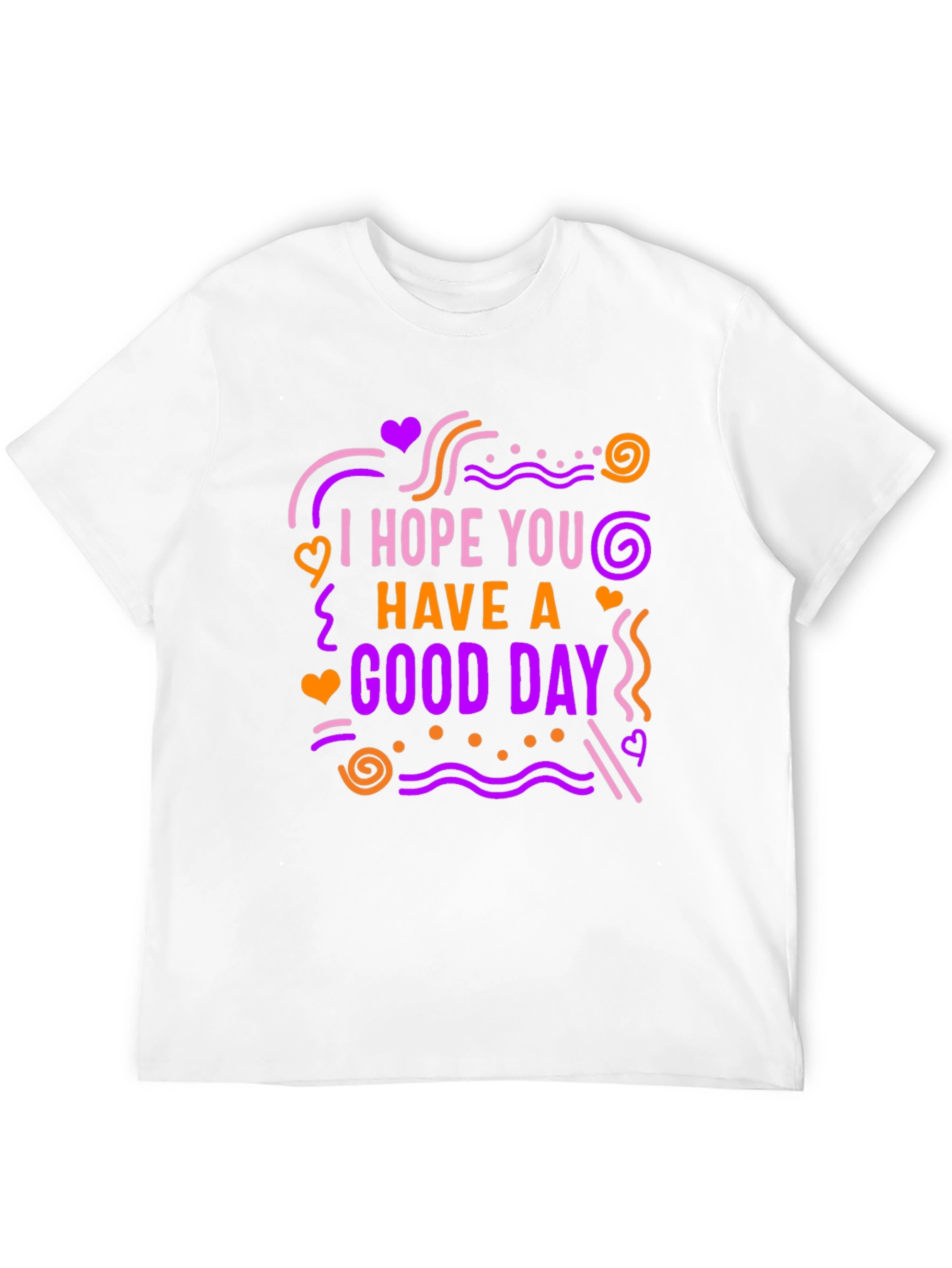 Black I Hope You Have A Good Day Graphic Tee view 12