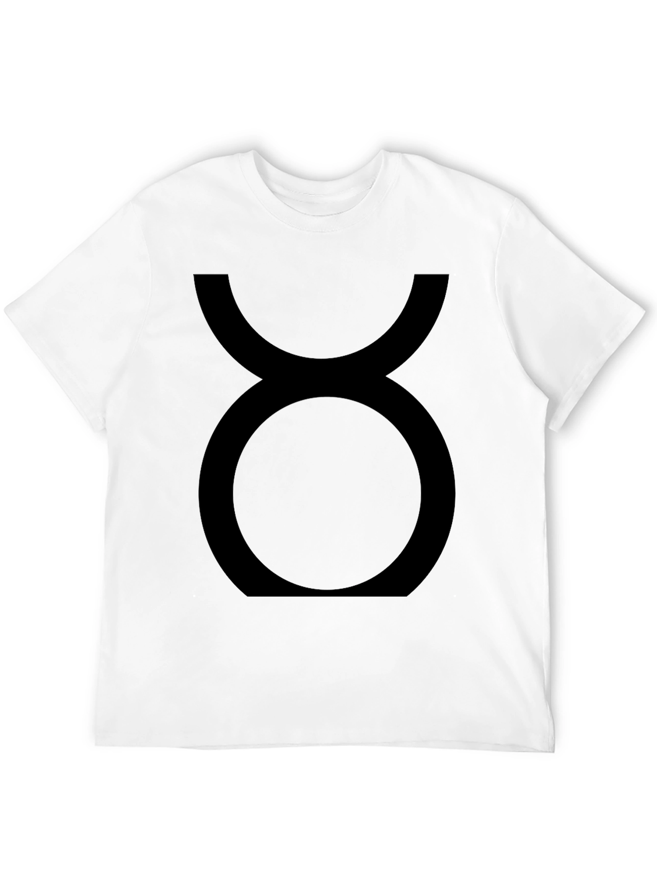 Black Taurus Zodiac Sign Black Graphic Tee view 12