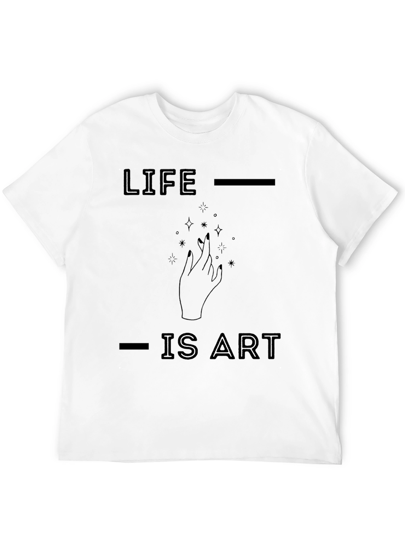 Life is Art Graphic T-Shirt -  Unisex Cotton Tee - 12