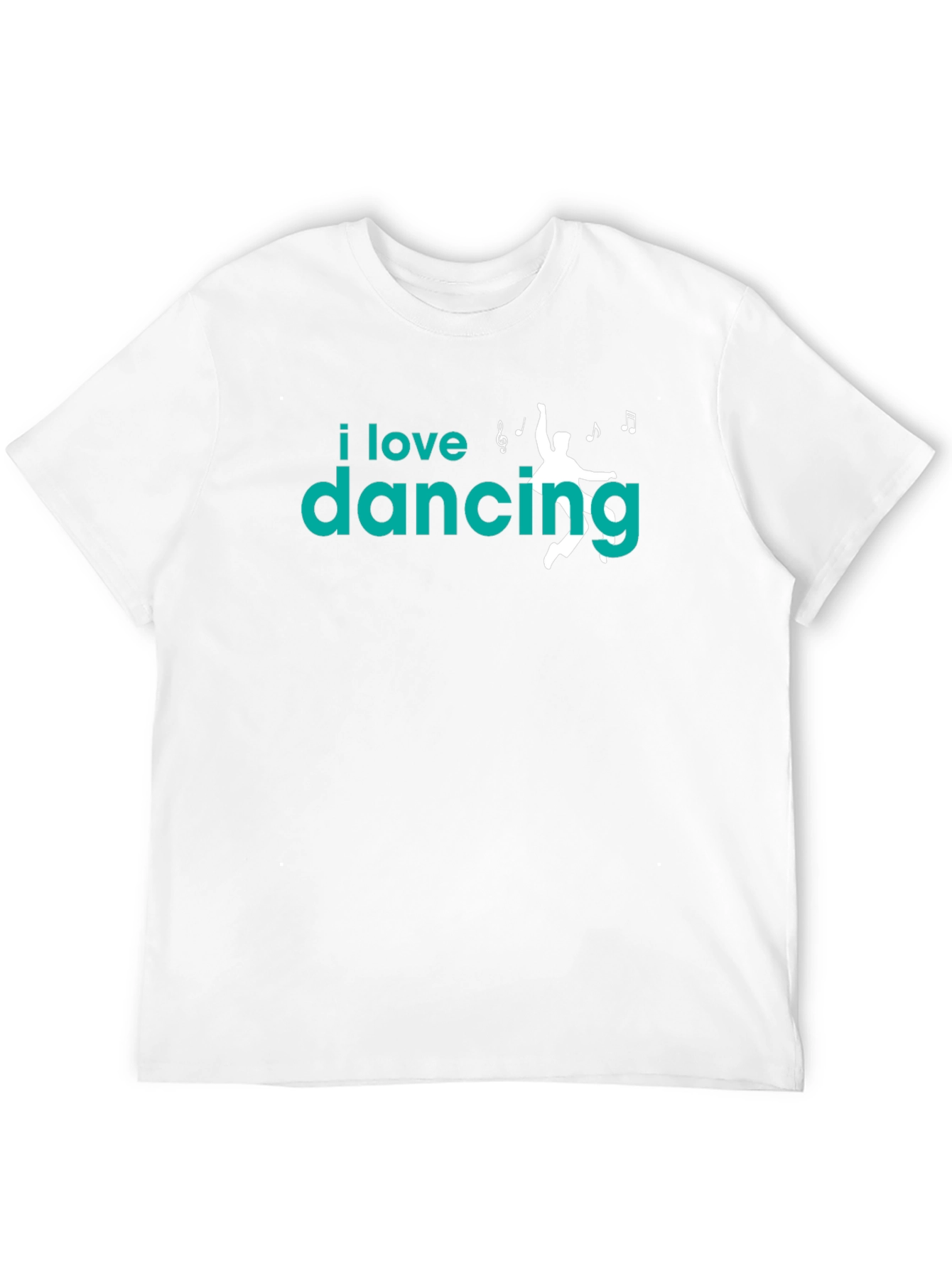 Black I Love Dancing Graphic Tee - Soft Cotton Black T-Shirt view 12