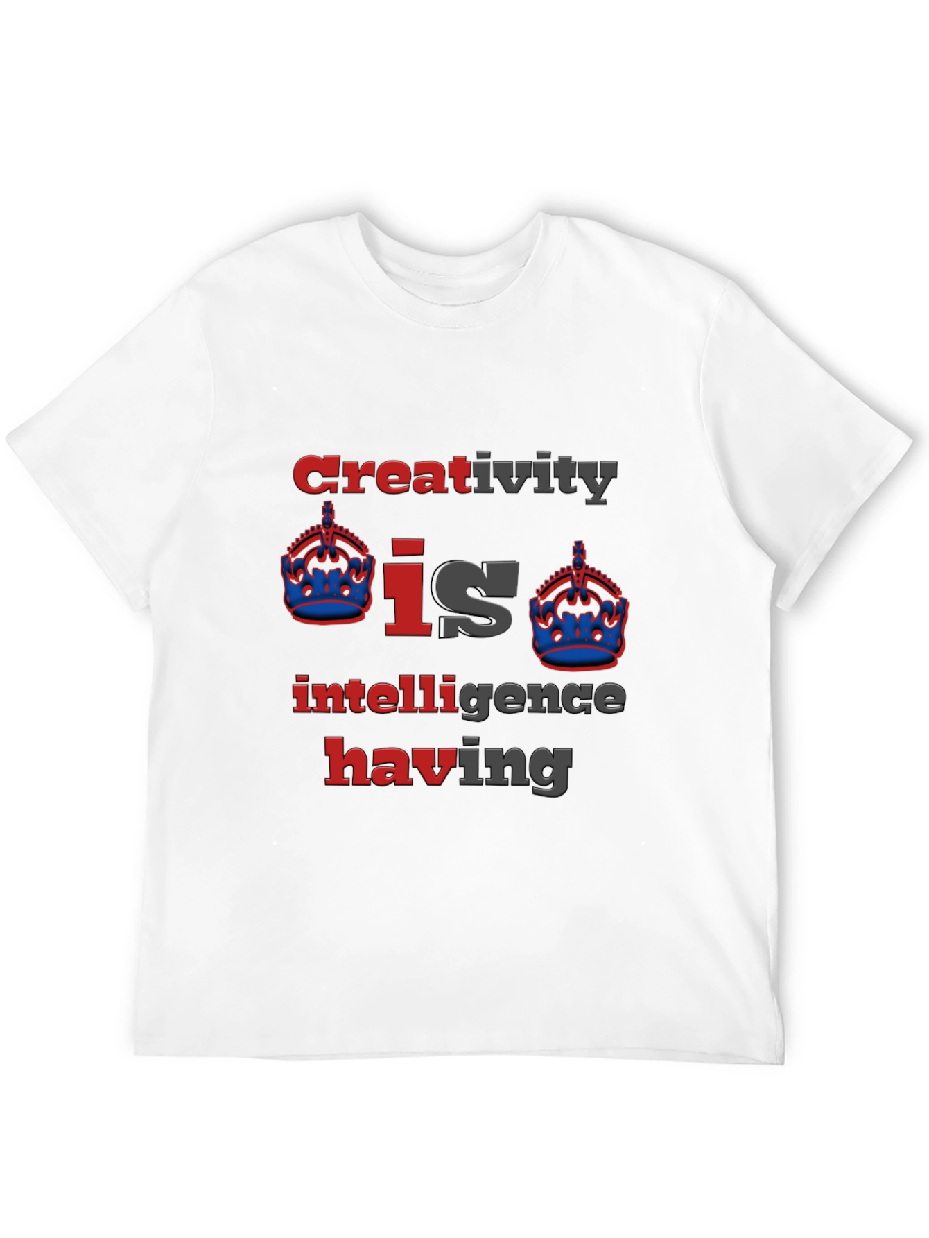 Black Creative Intelligence Graphic T-Shirt - Soft Cotton Blend view 12