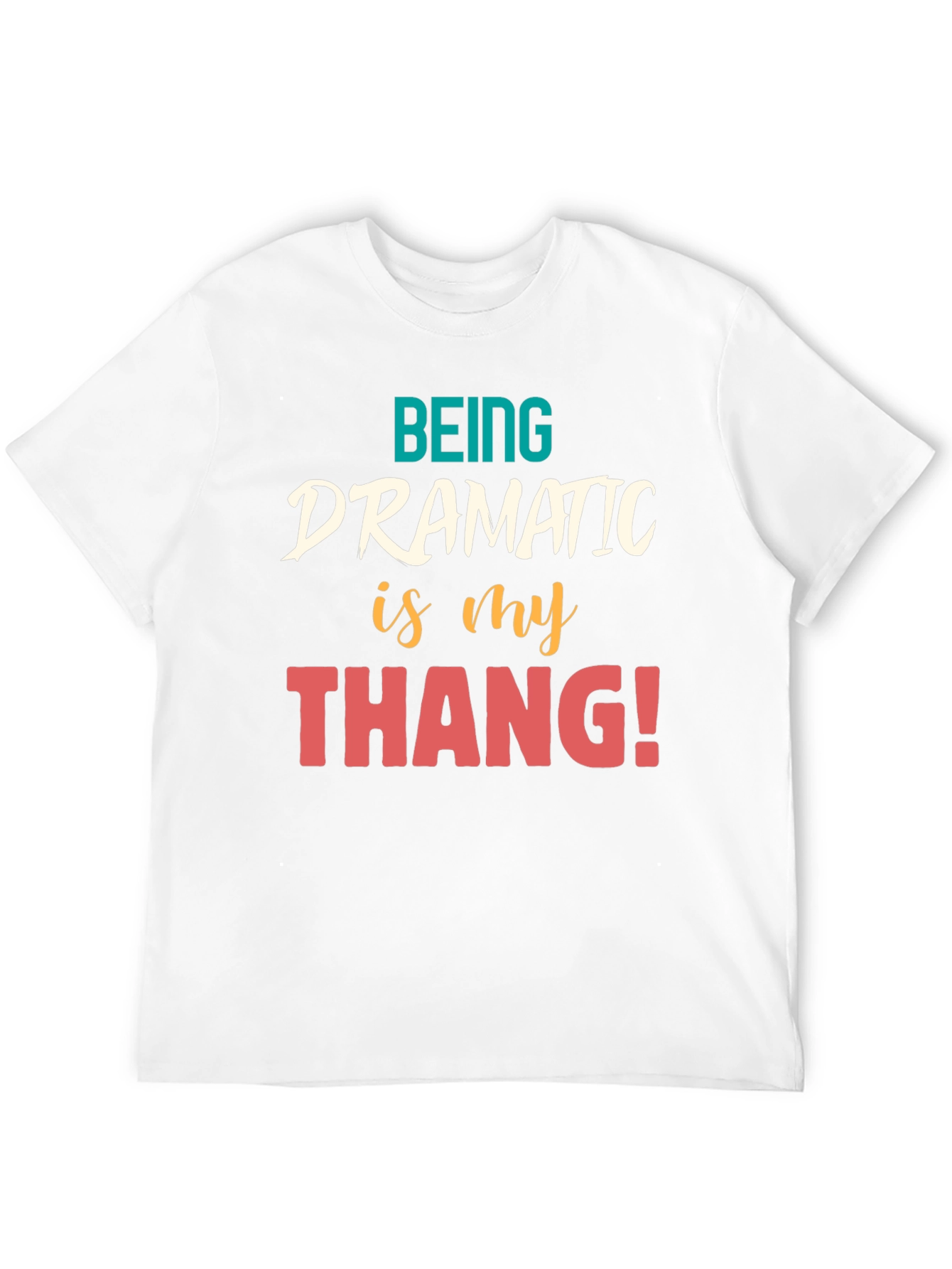 Black Dramatic Thang Graphic Tee - Black view 12