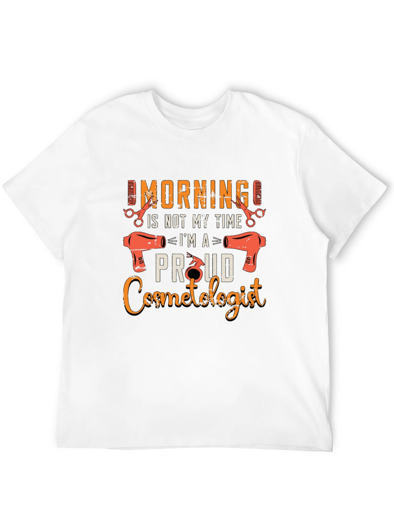 Black Proud Cosmetologist T-Shirt - Funny Barber Tee view 12