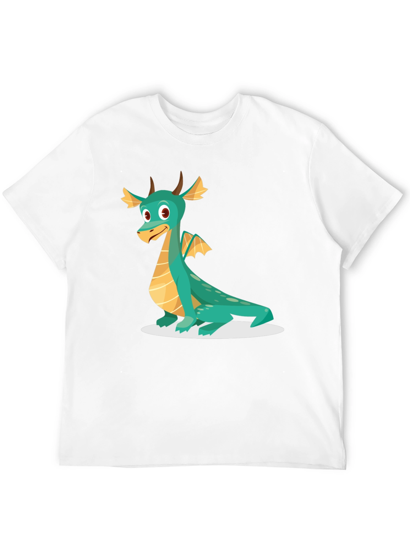 Black Dragon Graphic Tee - Cute Cartoon Design, Soft Cotton Shirt view 12
