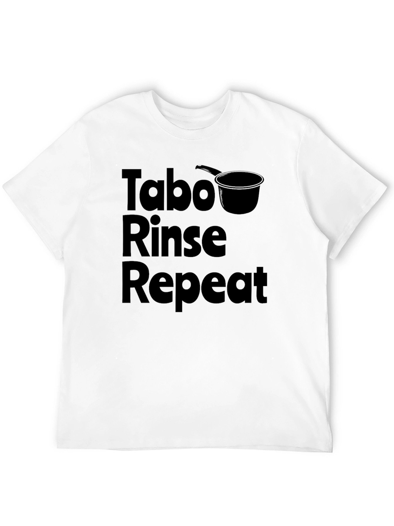 Black Tabo Rinse Repeat T-Shirt - Black Graphic Tee view 12