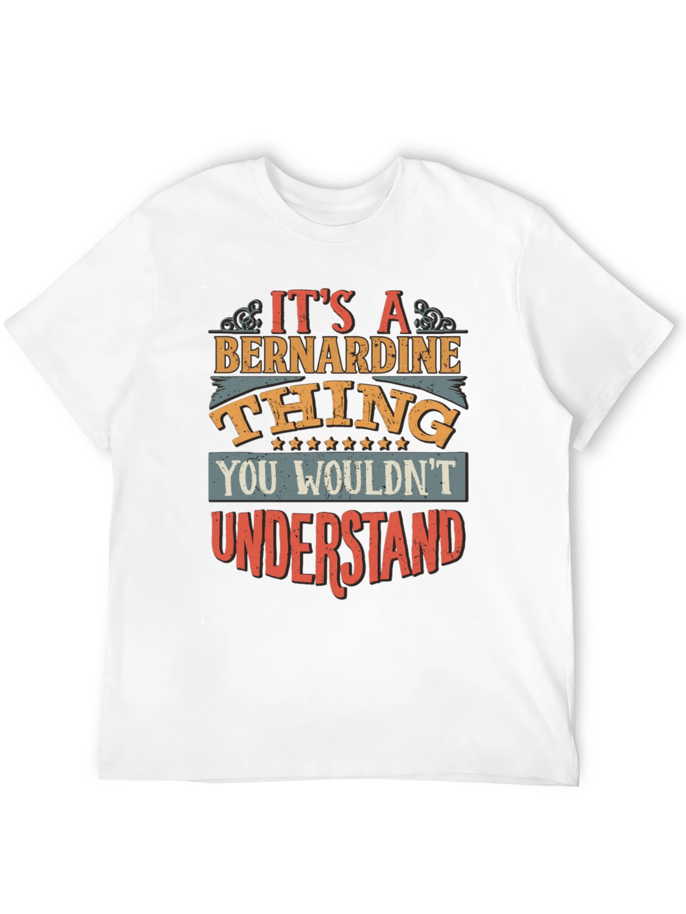 Black It's a Bernardine Thing T-Shirt view 12
