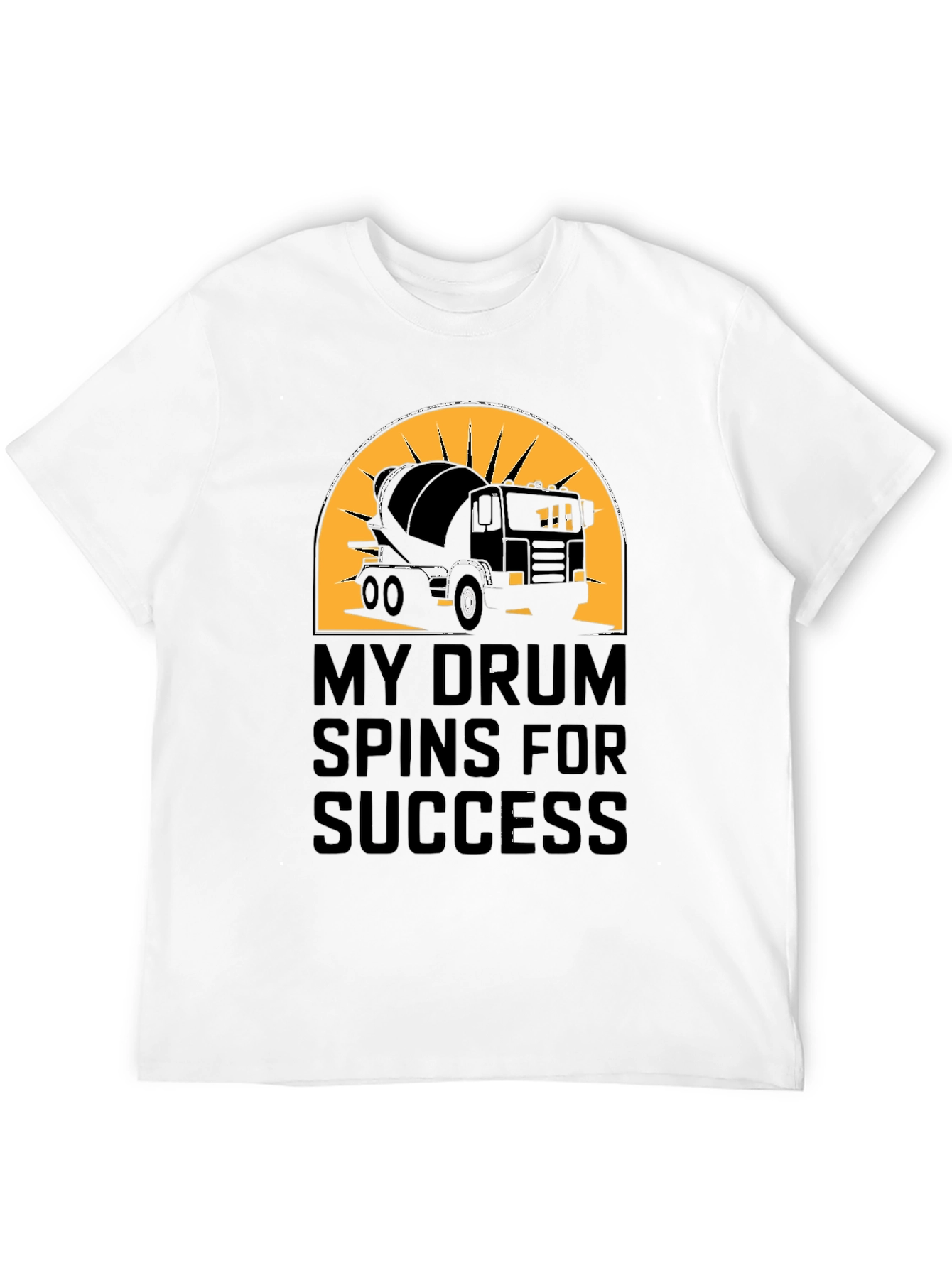 Black My Drum Spins for Success T-Shirt view 12