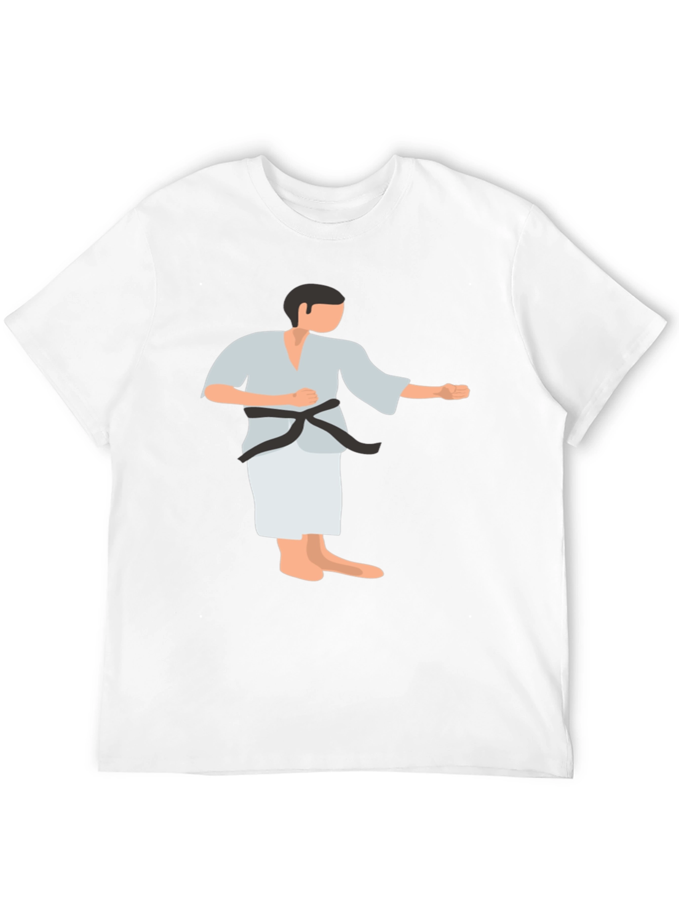 Black Karate Graphic T-Shirt - Black view 12