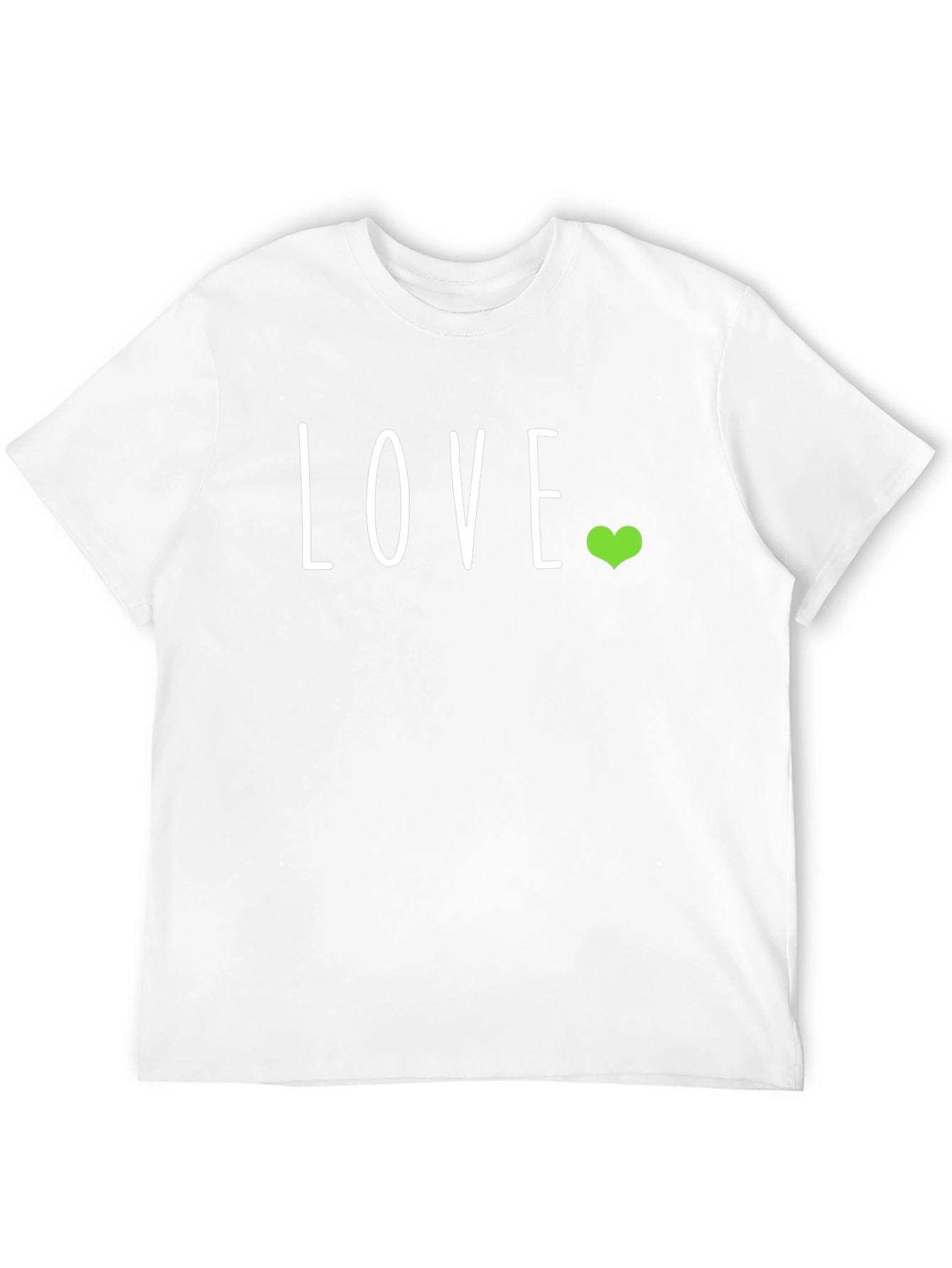Black Love Heart Graphic T-Shirt - Casual Black Tee view 12