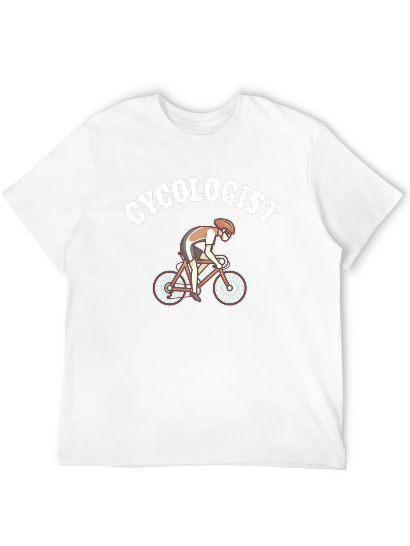 Black Cycologist T-Shirt - Funny Cyclist Humor Tee view 12