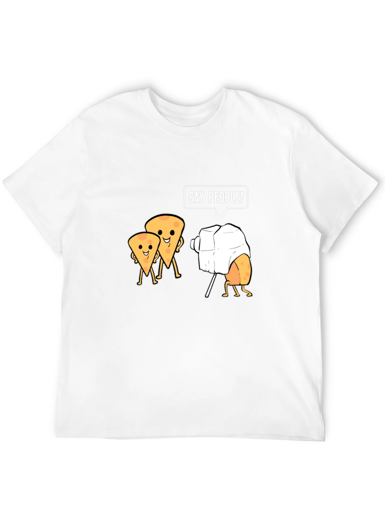 Black Say Cheese Graphic Tee - Black view 12