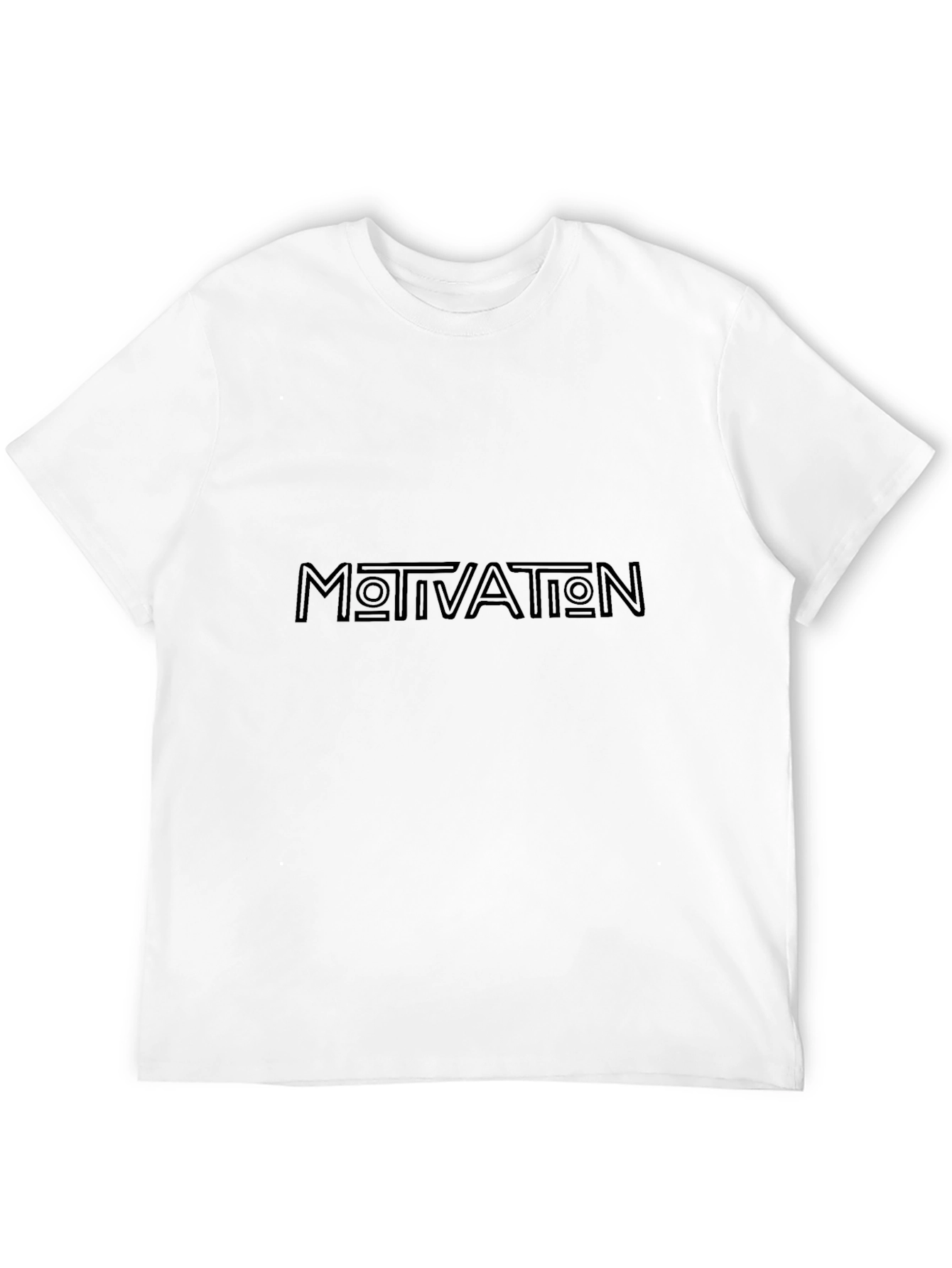 Black Motivation Graphic Print Tee - Black view 12