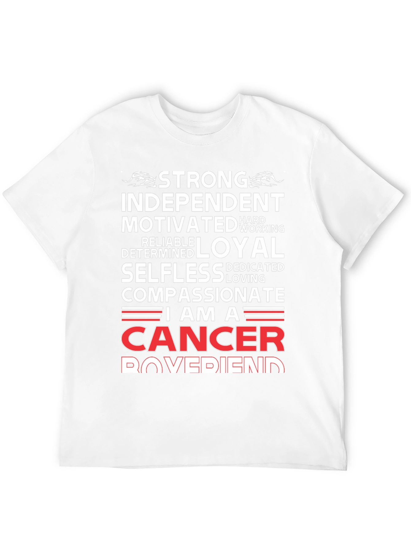 Black Cancer Zodiac T-Shirt - Strong, Loyal, Compassionate view 12