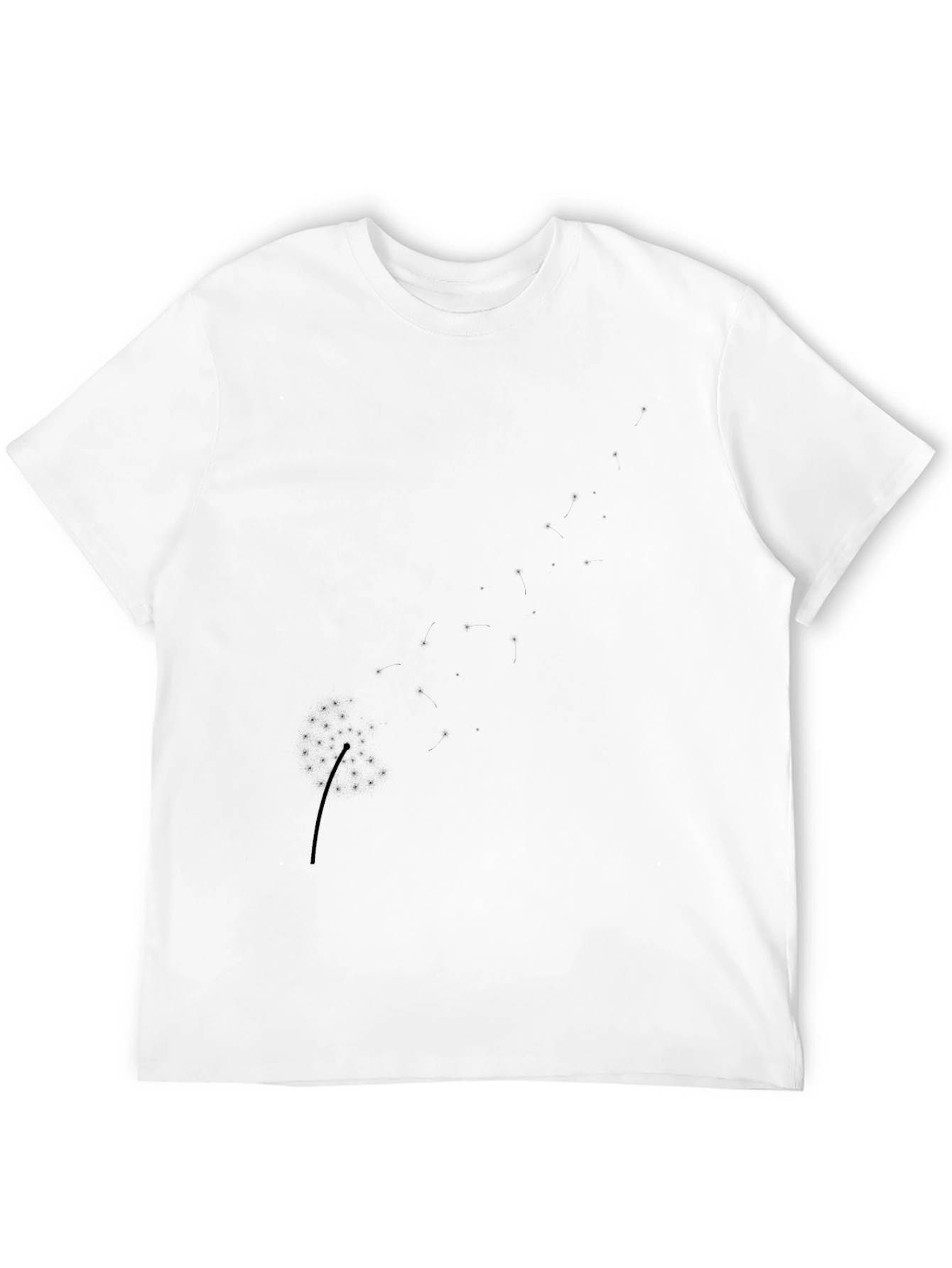 Black Men's Black Crew Neck Short Sleeve T-Shirt view 12