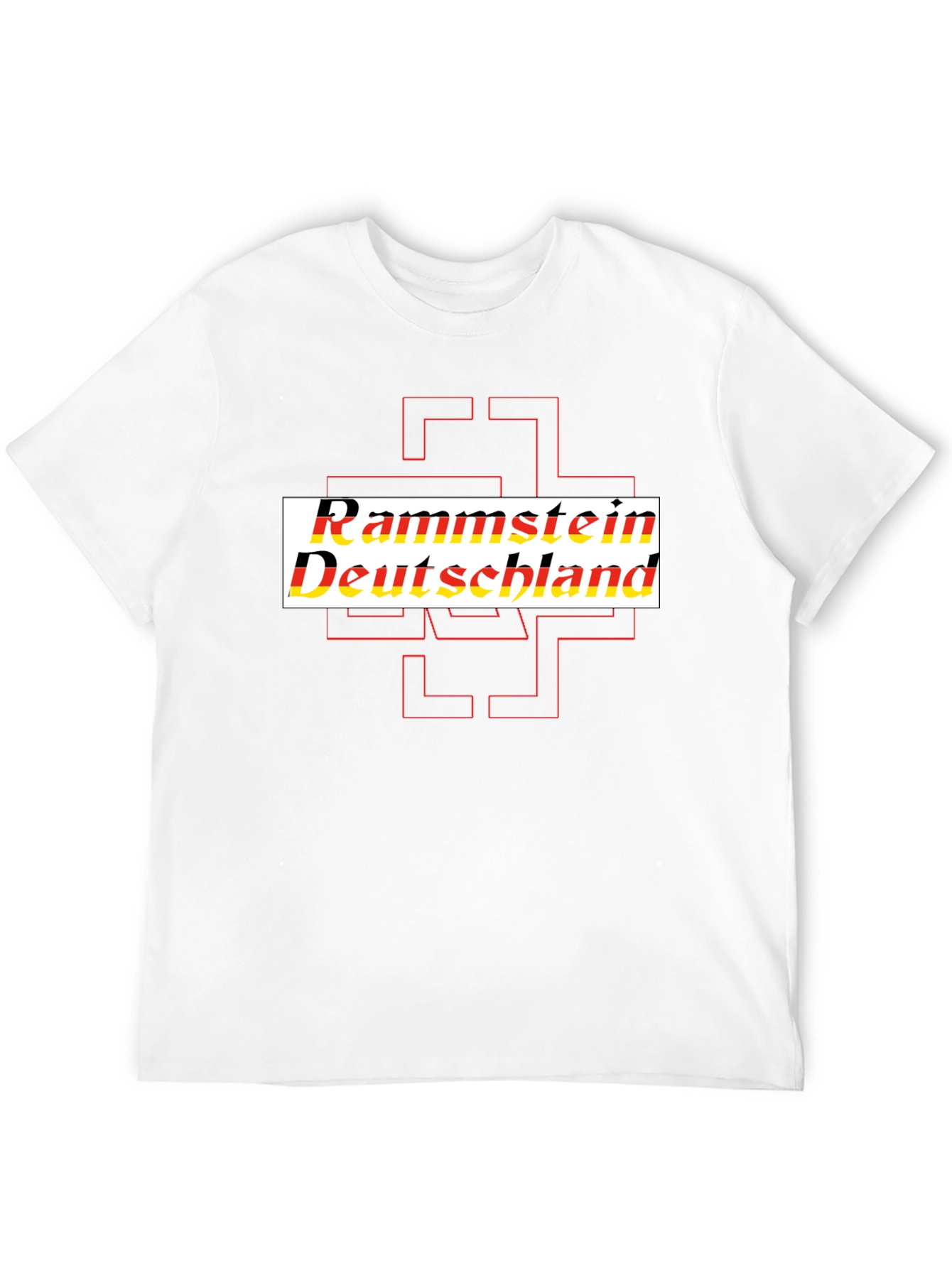 Black Rammstein Deutschland Black T-Shirt view 12