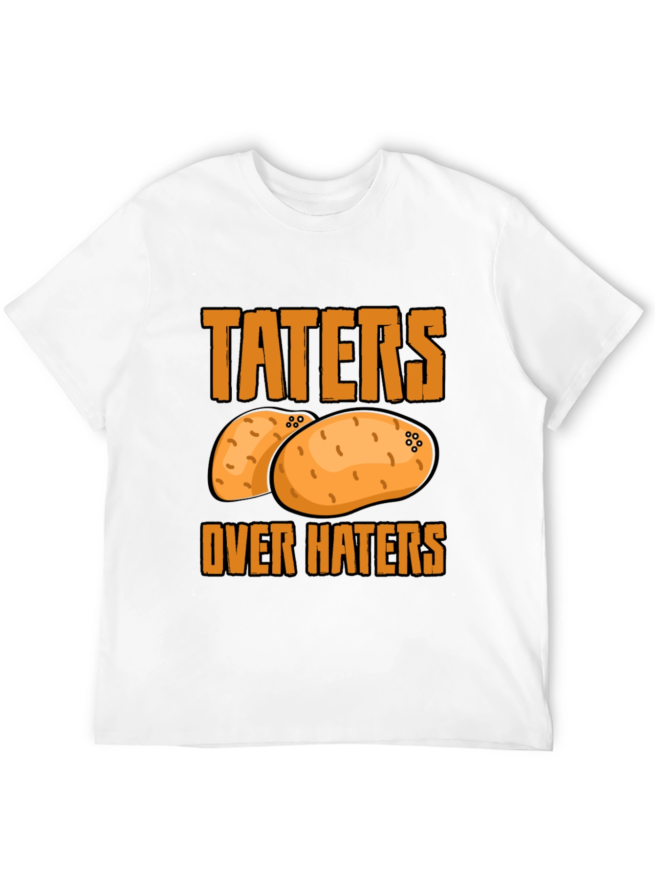 Black Taters Over Haters Graphic Tee view 12