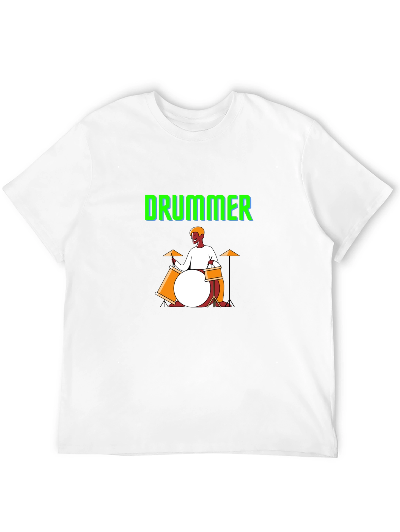 Black Drummer Graphic T-Shirt view 12