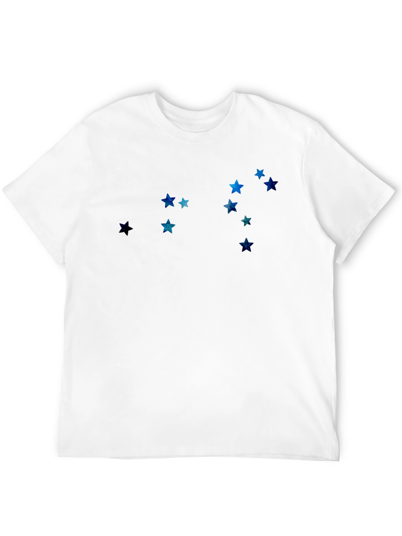 Black Celestial Star Constellation Black Tee view 12