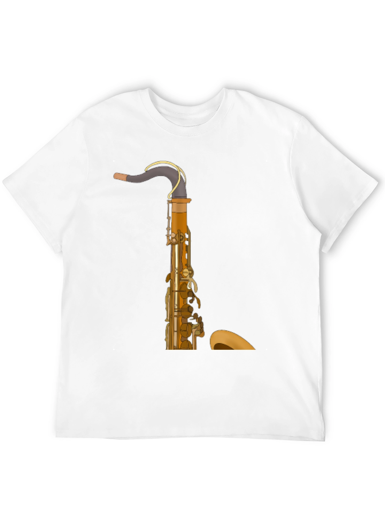 Black Saxophone Graphic T-Shirt - Musician Style view 12