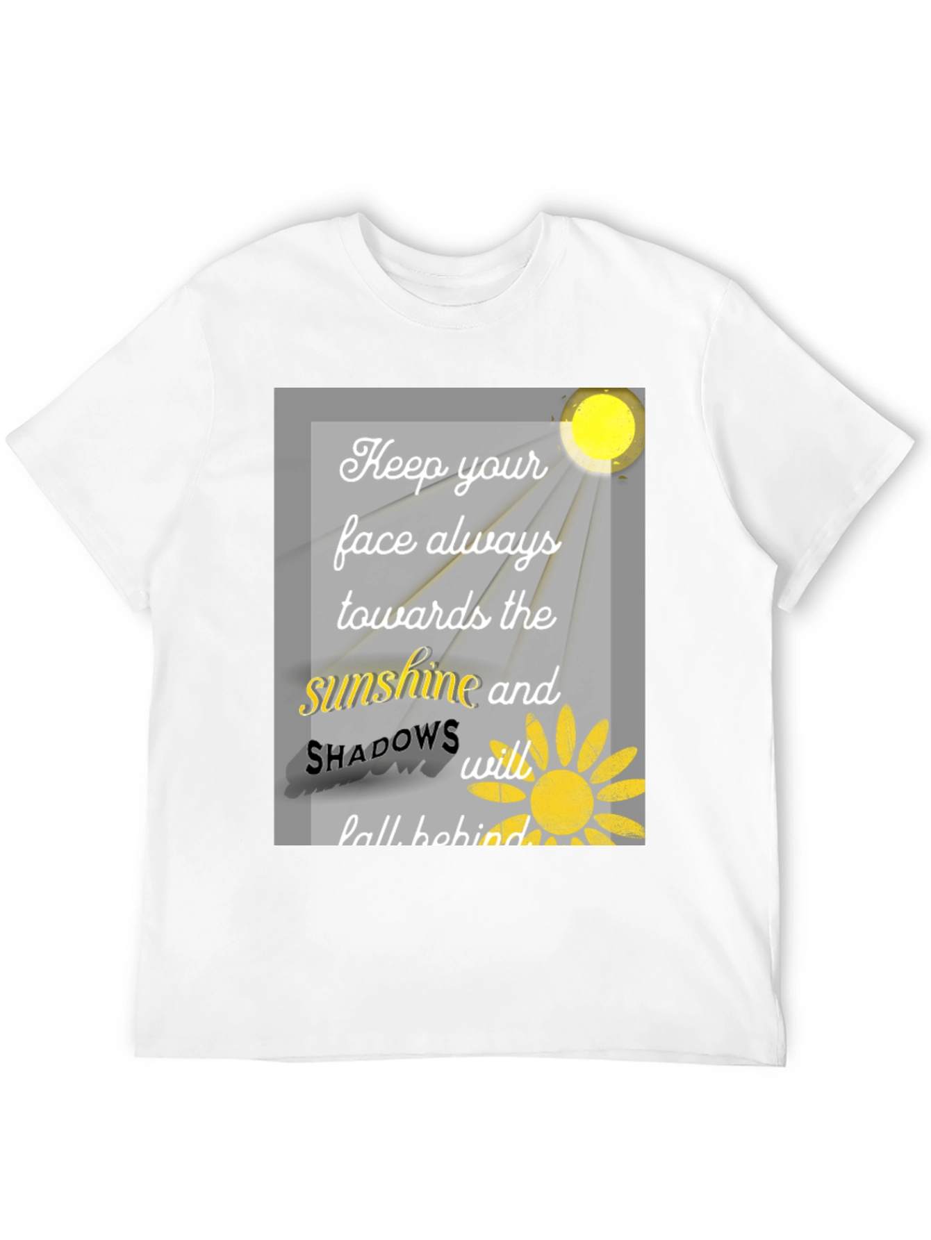 Black Sunshine & Shadows Graphic Tee view 12