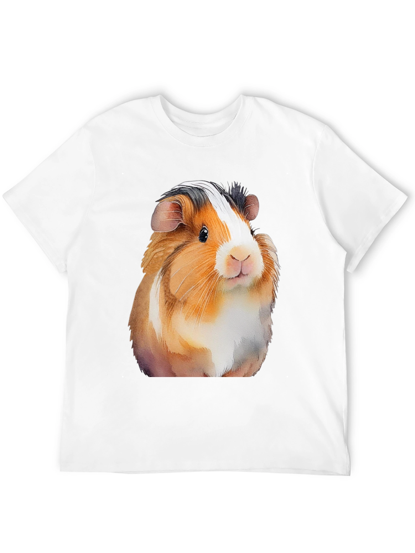 Black Guinea Pig Graphic T-Shirt - Men's Black Tee view 12