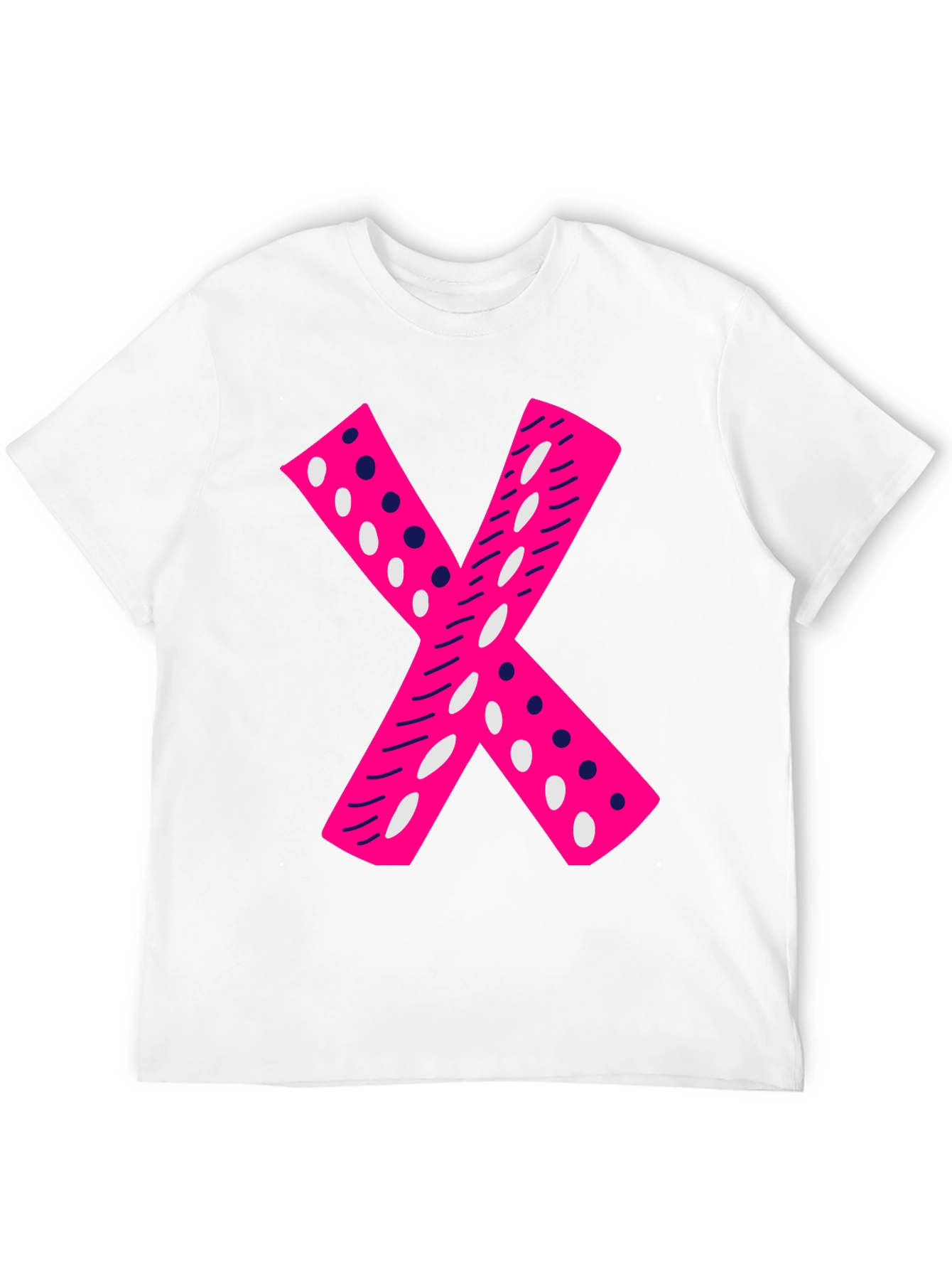 Black Pink X Graphic Tee - Casual Black T-Shirt view 12