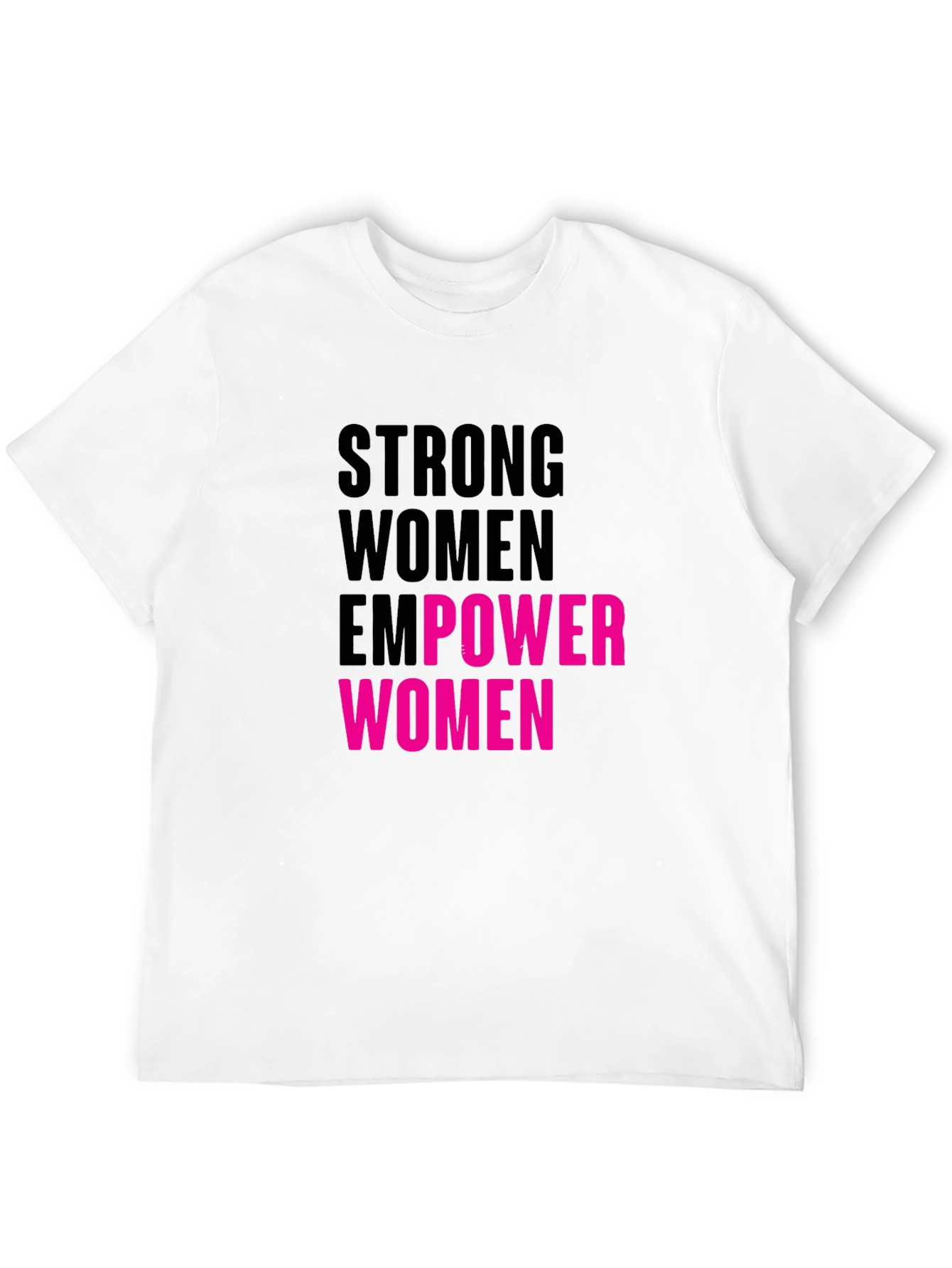 Strong Women Empower Women Graphic Tee - Black - 12