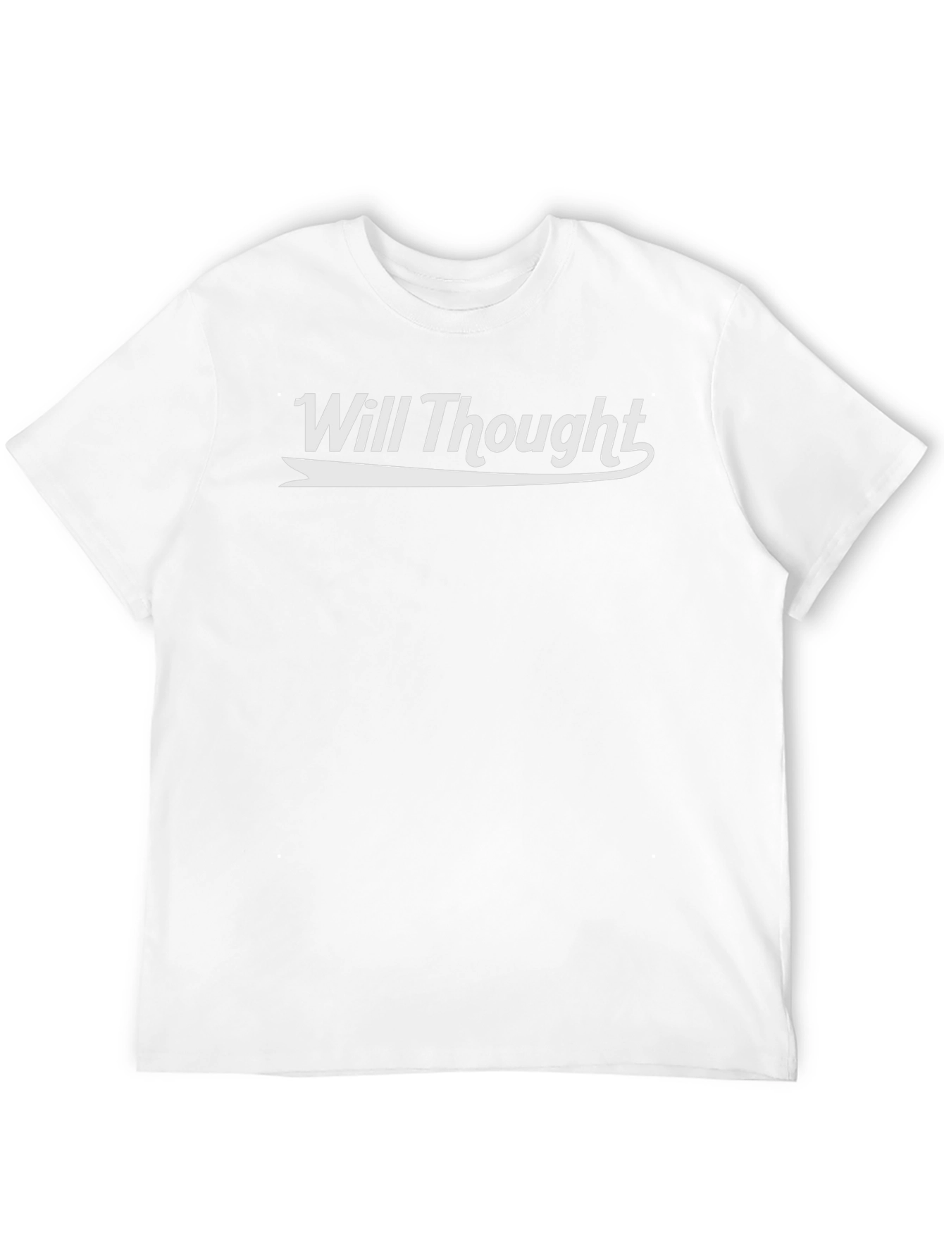 Black Will Thought Tee - Black Graphic T-Shirt view 12