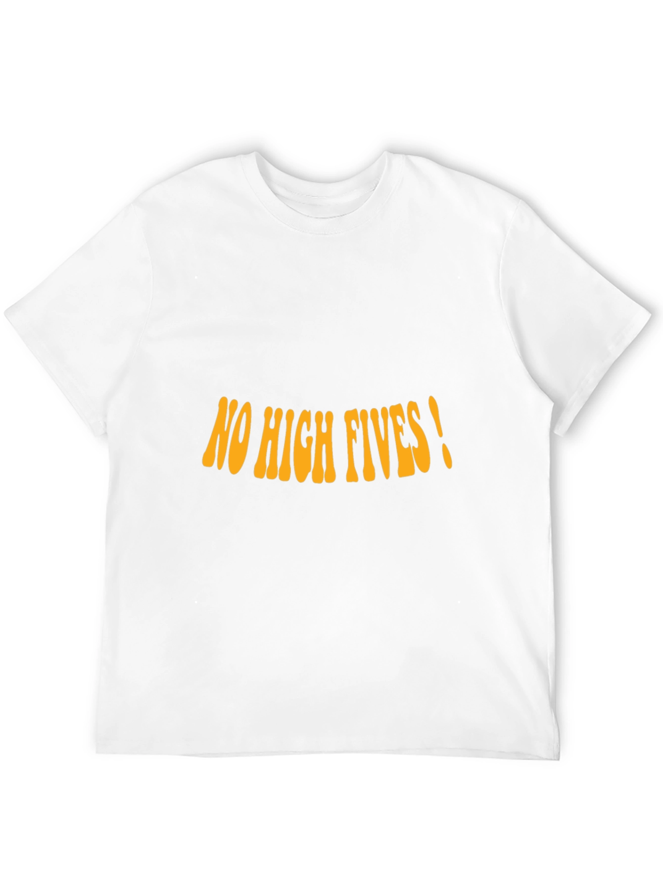 Black No High Fives! Graphic Tee - Black view 12