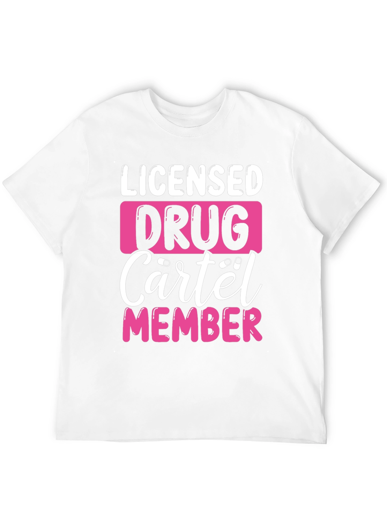 Black Licensed Drug Cartel Member T-Shirt view 12