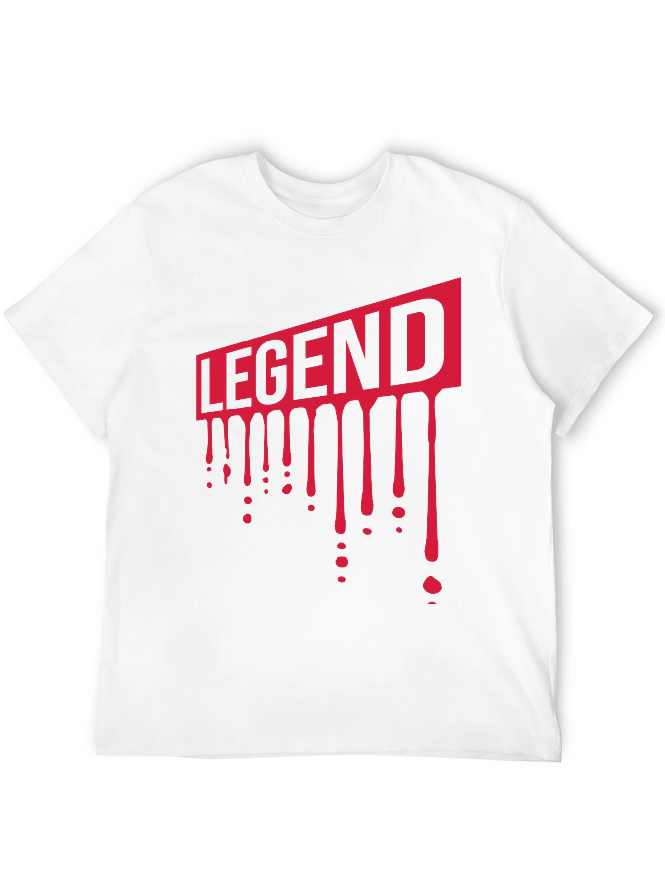 Black Legend Drip Graphic Tee - Black Casual Shirt view 12