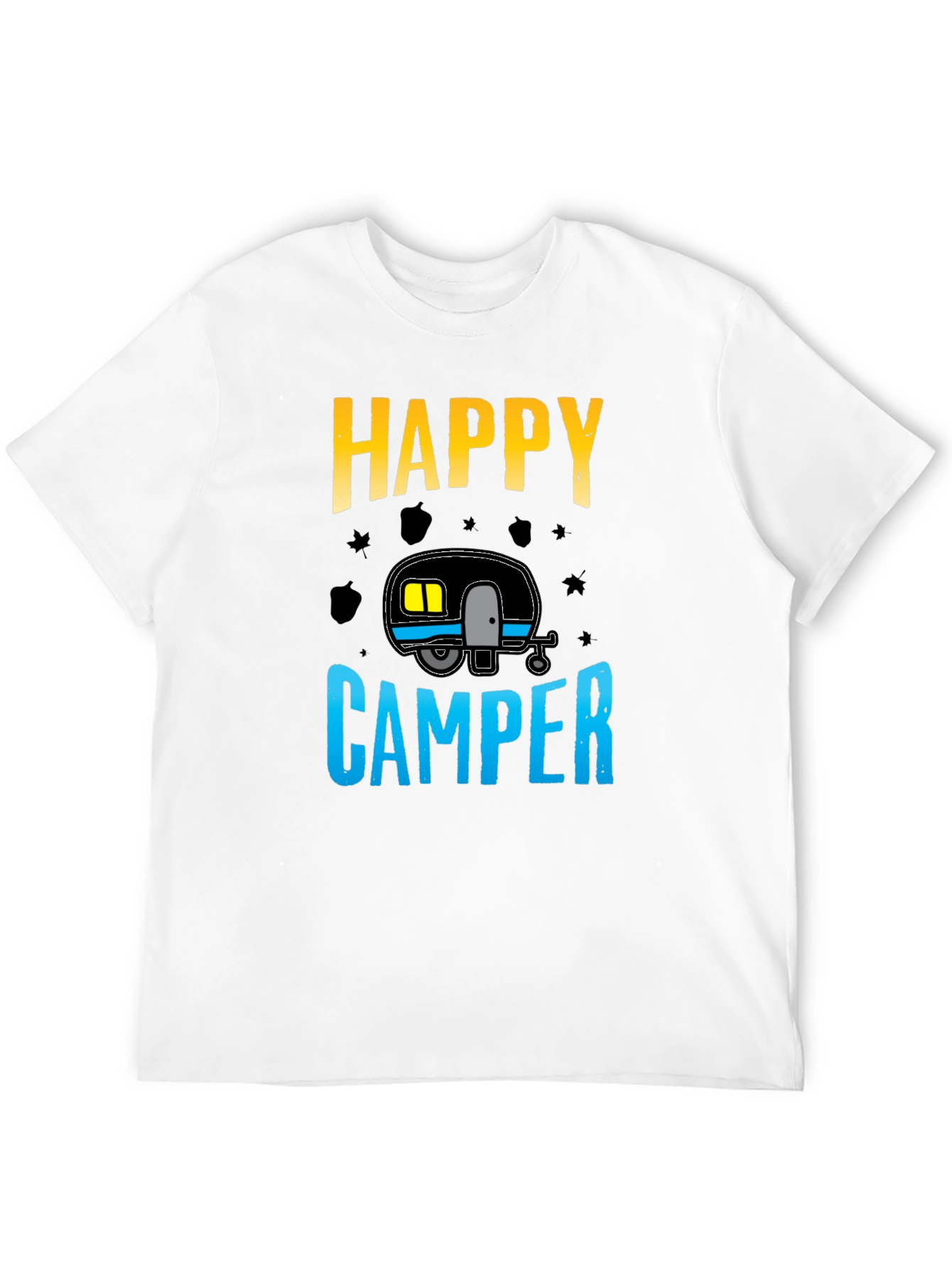 Black Happy Camper Graphic Tee view 12
