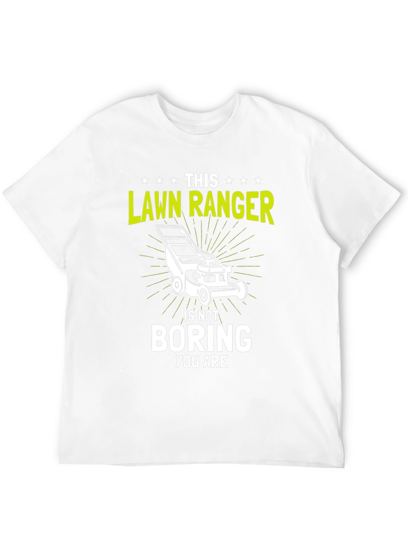 Black Lawn Ranger T-Shirt - Funny Landscaping Tee view 12