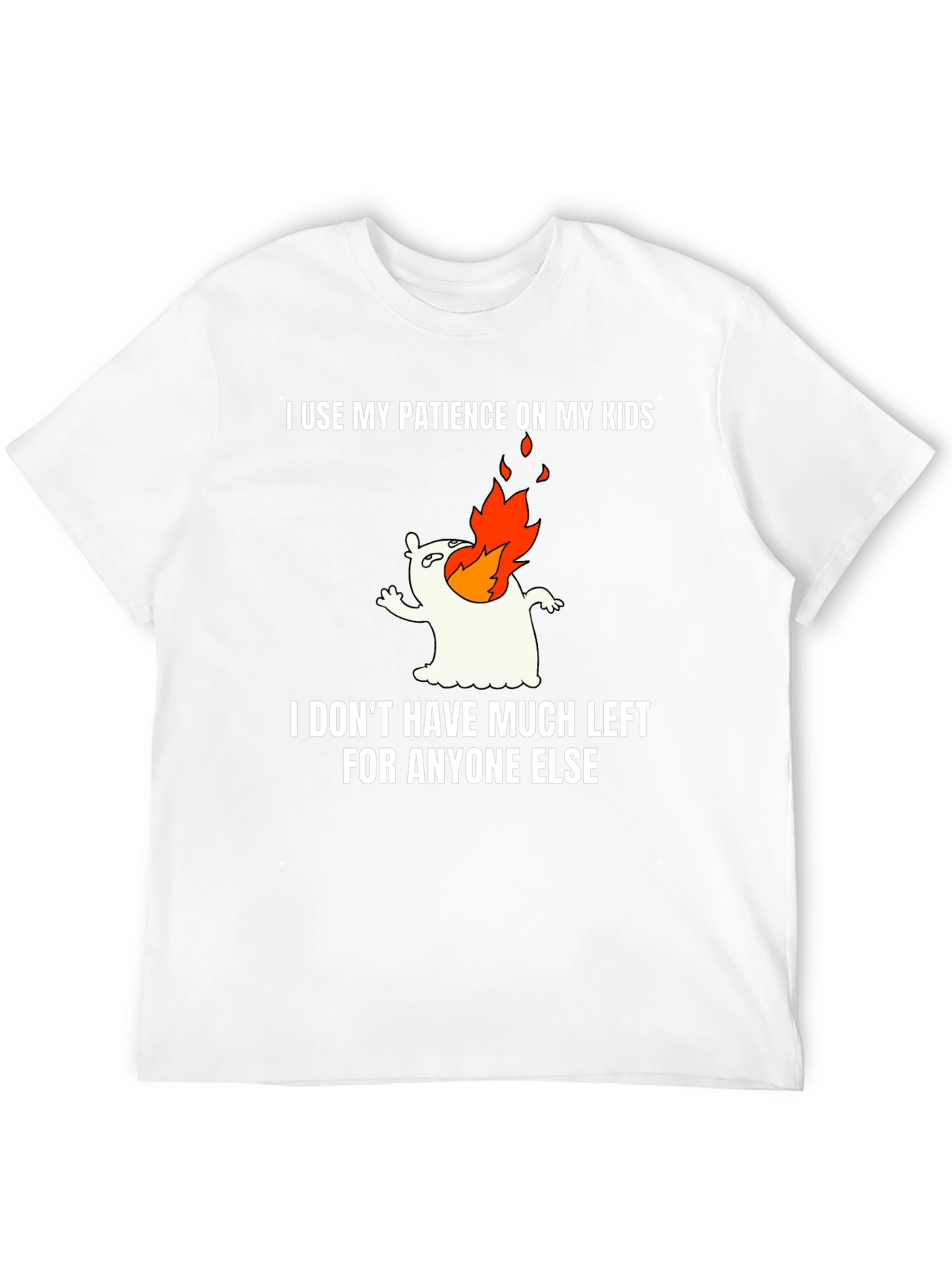 Black Funny Mom/Dad T-Shirt - My Patience on My Kids view 12