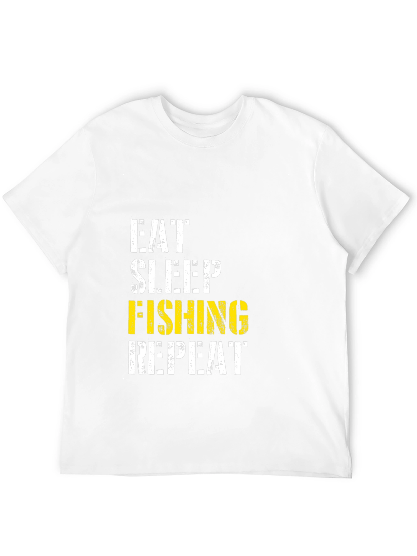 Black Eat Sleep Fishing Repeat - Men's Graphic Tee view 12