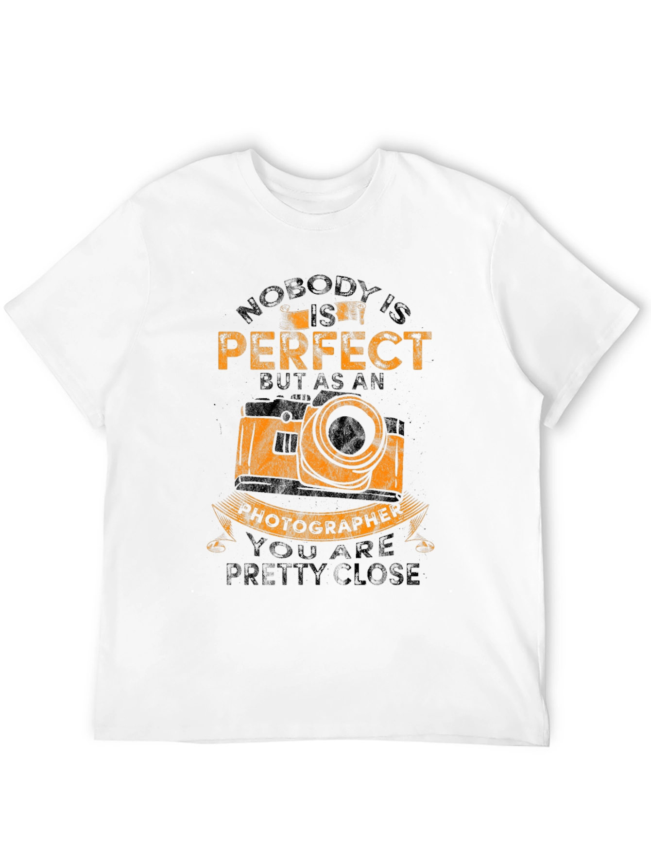 Black Photographer T-Shirt - Nobody's Perfect view 12