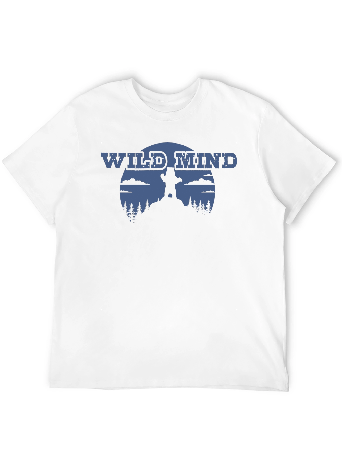 Black Wild Mind Bear Graphic Tee - Nature Inspired Apparel view 12