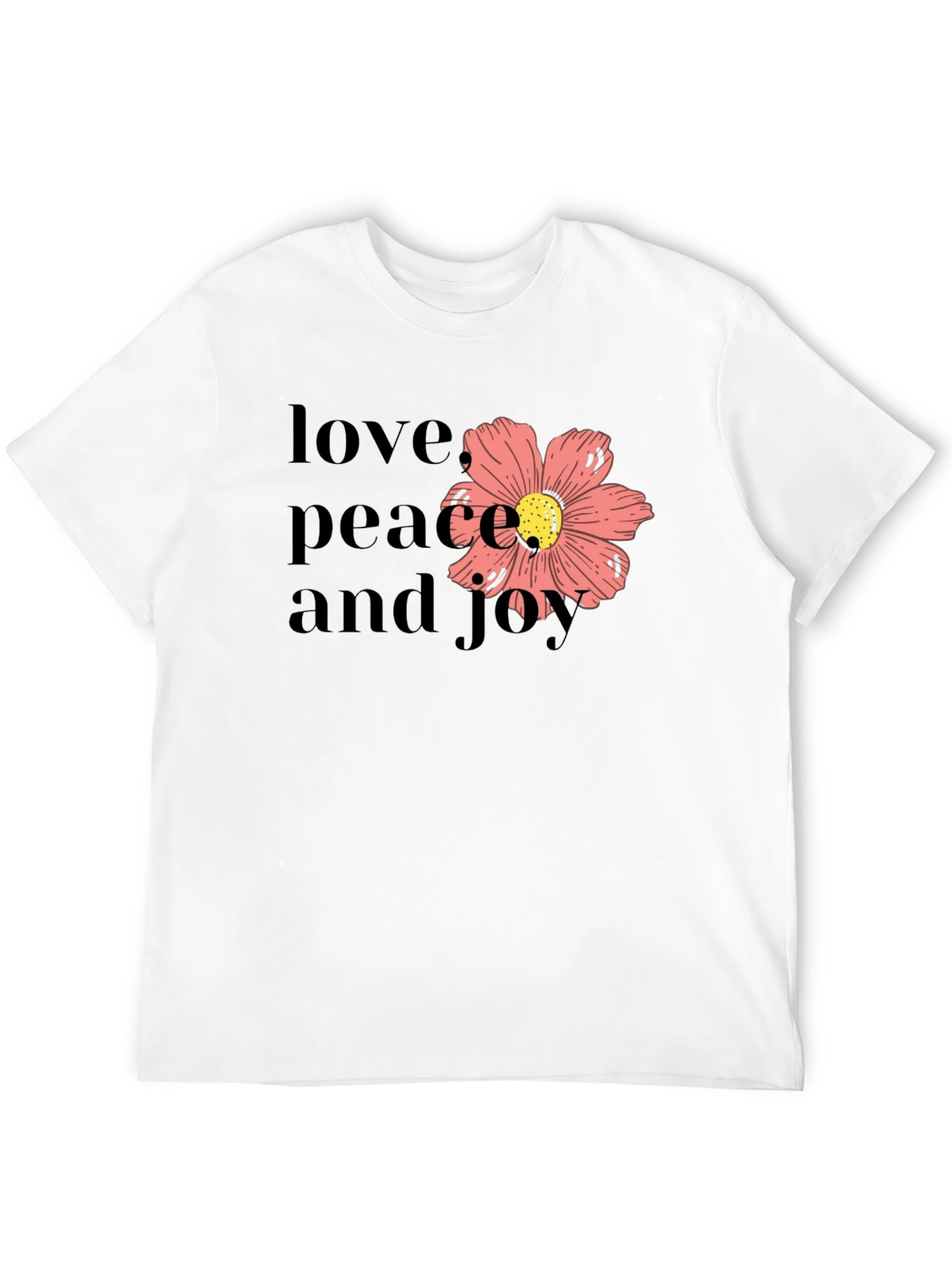 Black Love Peace Joy Black Graphic Tee view 12
