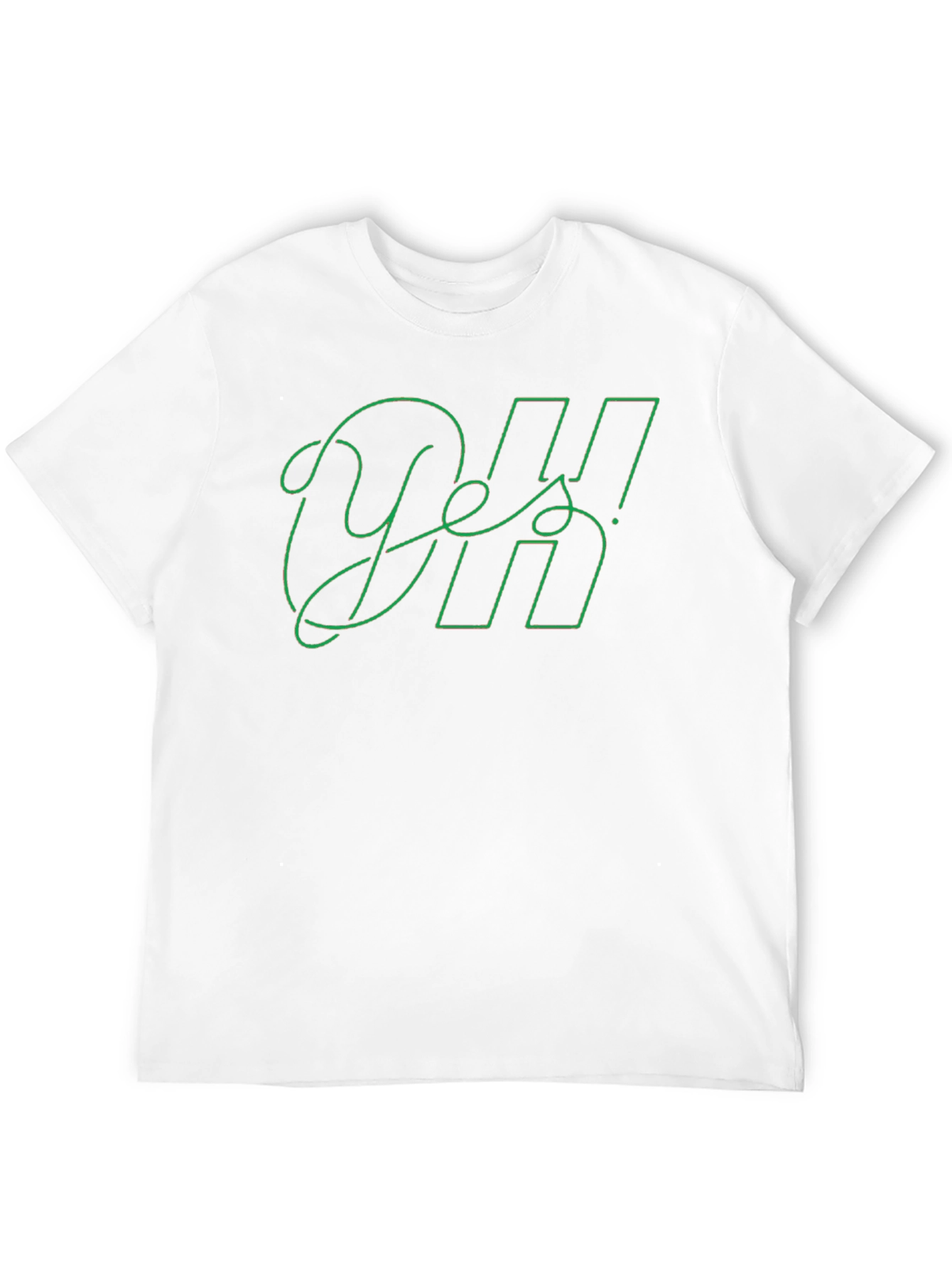 Black Oh Yes Graphic T-Shirt - Stylish & Comfy view 12