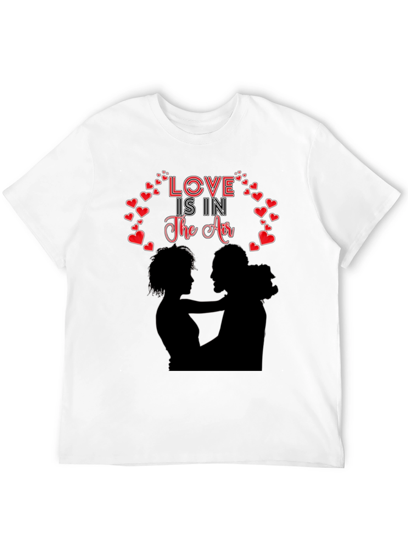 Black Love is in the Air Graphic T-Shirt view 12