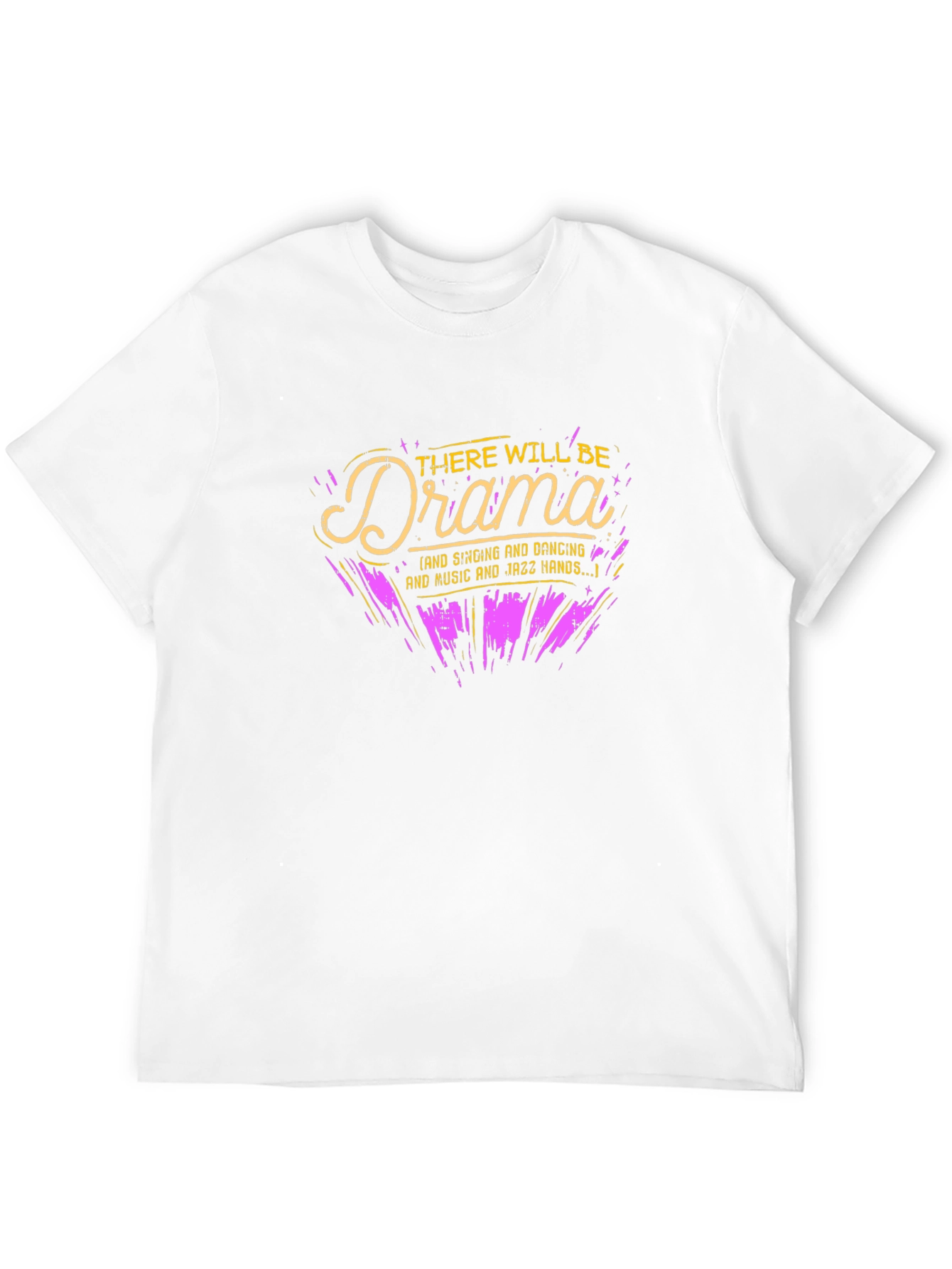 Black There Will Be Drama T-Shirt view 12