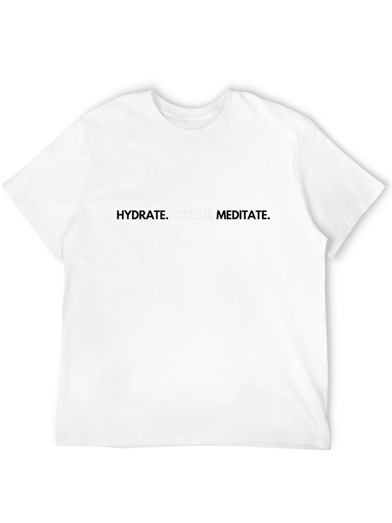 Black Hydrate Create Meditate Graphic Tee view 12