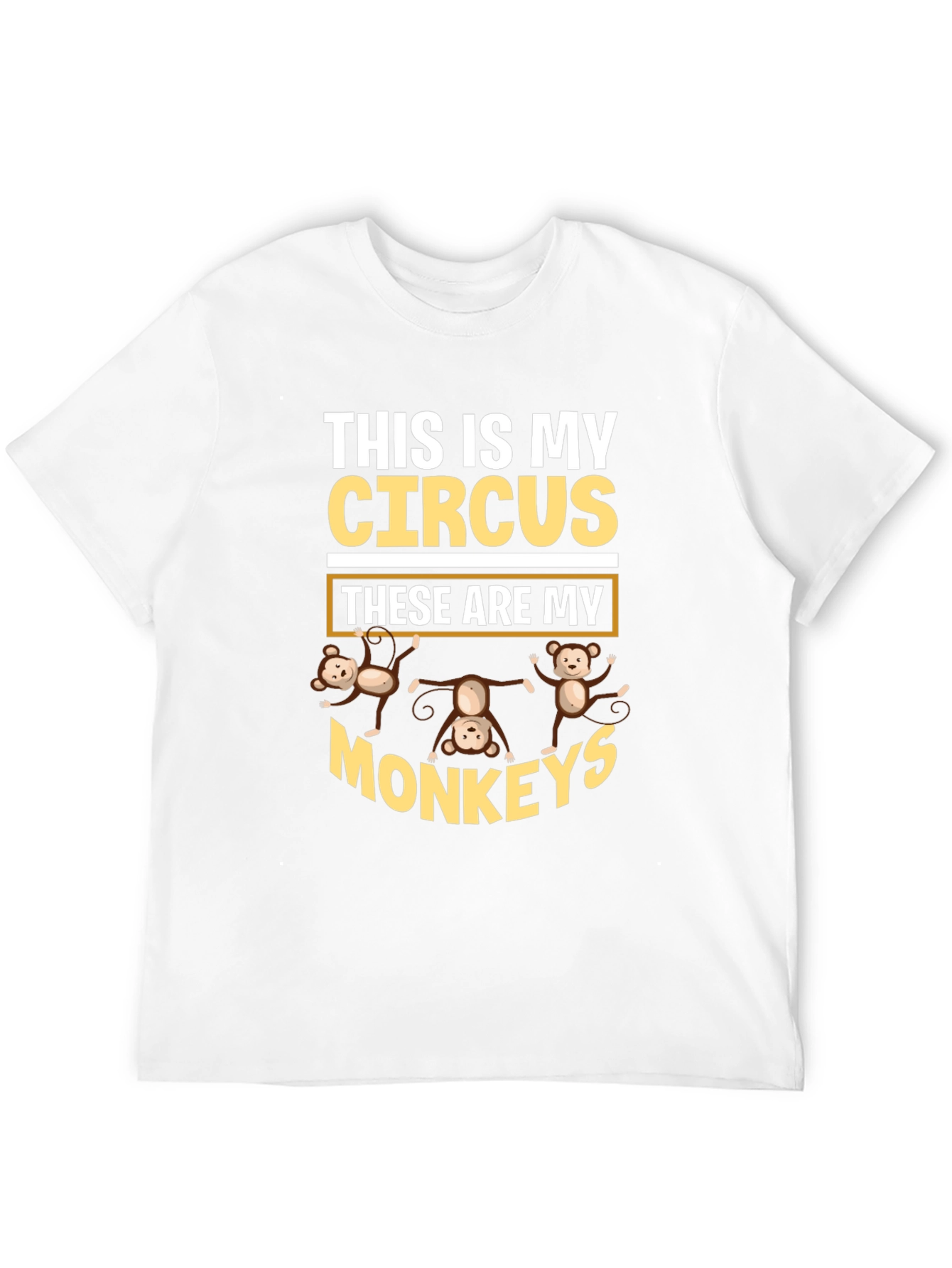 Black This is My Circus Monkey Graphic Tee view 12